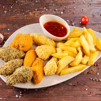 trio chicken wings cu cartofi 240/200G