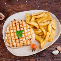 Piept grill cu cartofi 120/200g