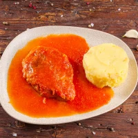 Friptura de porc cu sos dulce 250g