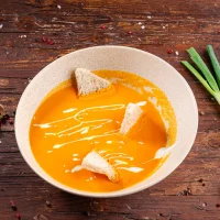 Supa crema de legume cu crutoane 350 ml